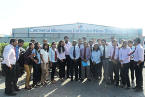 industrial visit to continental warehousing