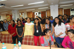 workshop on shy free pain free and healthy menstruation