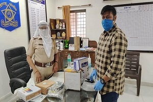 Preparation of Protective Face Shields for front line Corona Warriors
