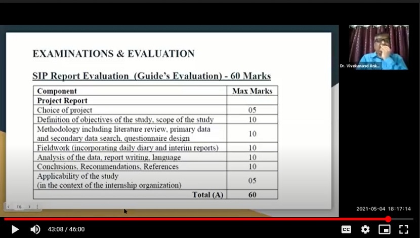 workshop on orientation for summer internship program research project 1