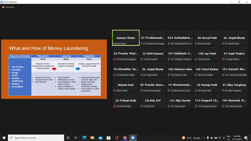 Webinar on Anti Money Laundering 1