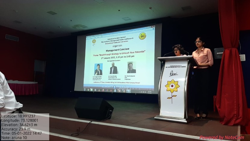 management conclave on breakthrough strategy 5