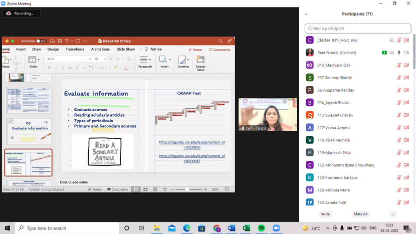 research workshop on ethics in academic research 5