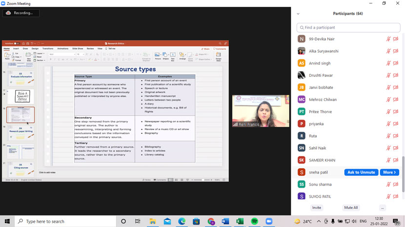 research workshop on ethics in academic research 7