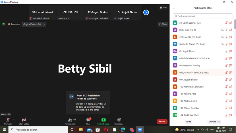 workshop on semester iv research projects 24