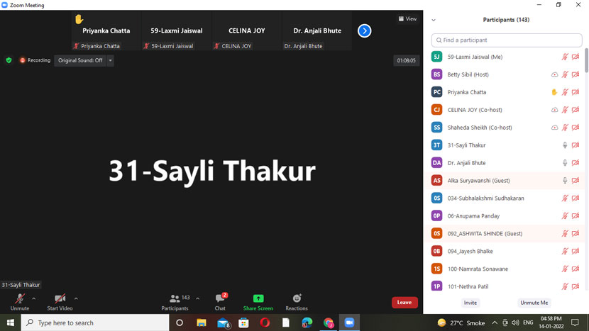 workshop on semester iv research projects 26