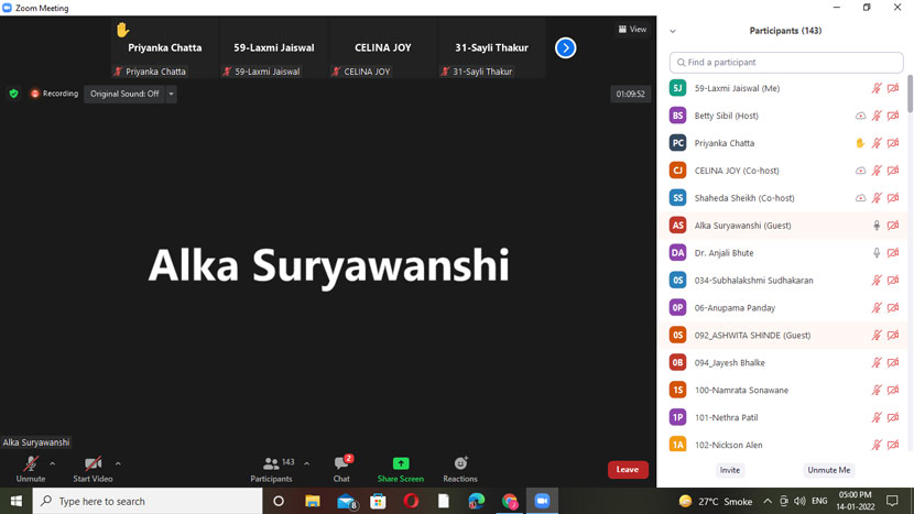 workshop on semester iv research projects 27