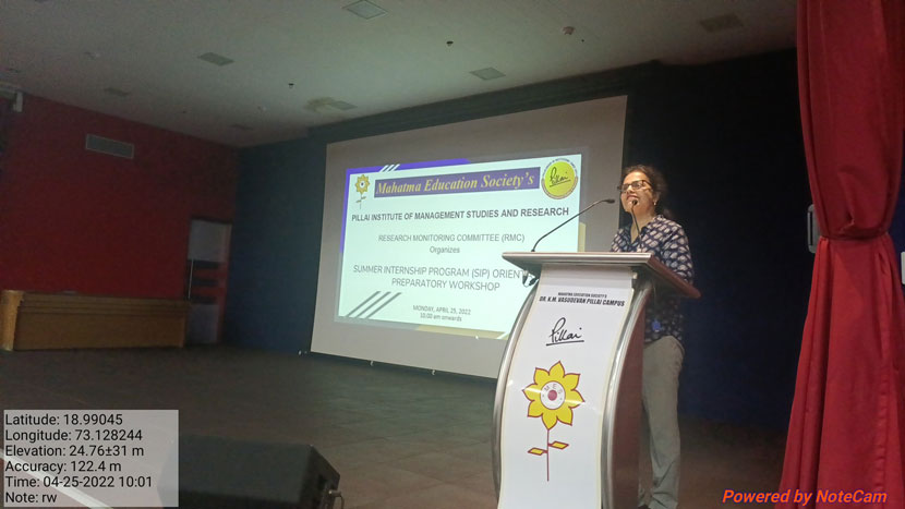 summer internship project orientation preparatory workshop 2