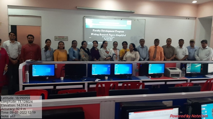 Faculty Development Program on Writing Research Papers Simplified 1