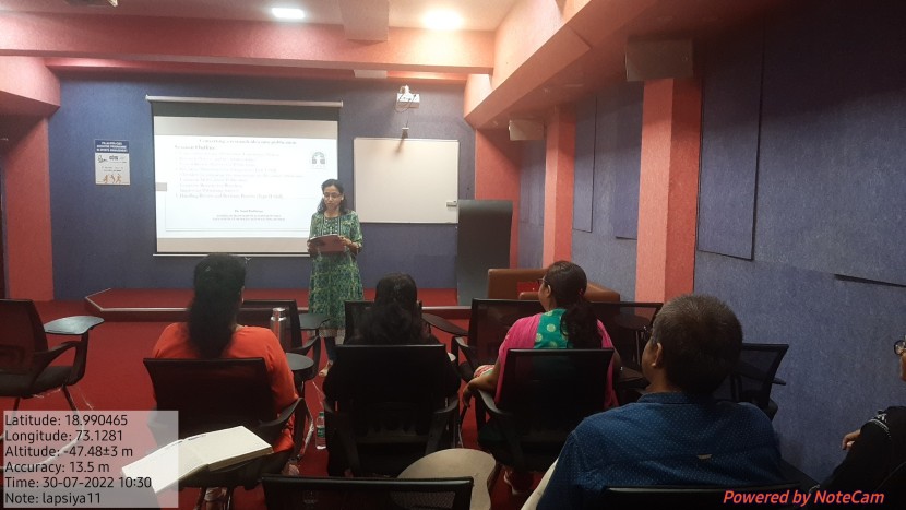 Faculty Development Programme on Converting a Research Idea into Publication 1