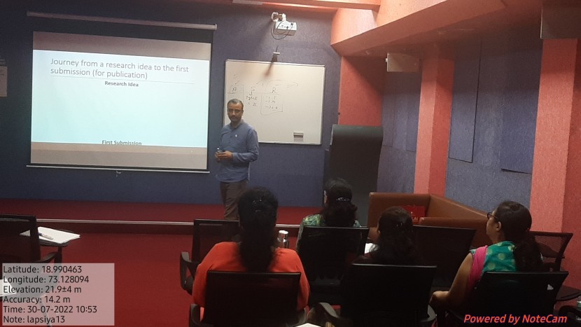 Faculty Development Programme on Converting a Research Idea into Publication 2