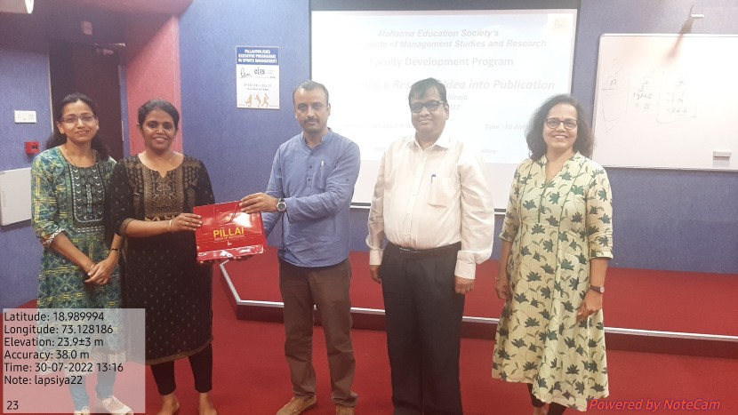 Faculty Development Programme on Converting a Research Idea into Publication 6