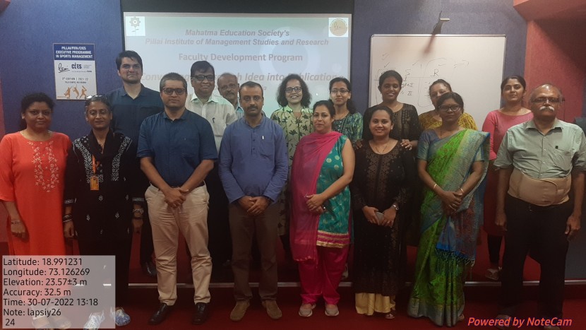 Faculty Development Programme on Converting a Research Idea into Publication 7