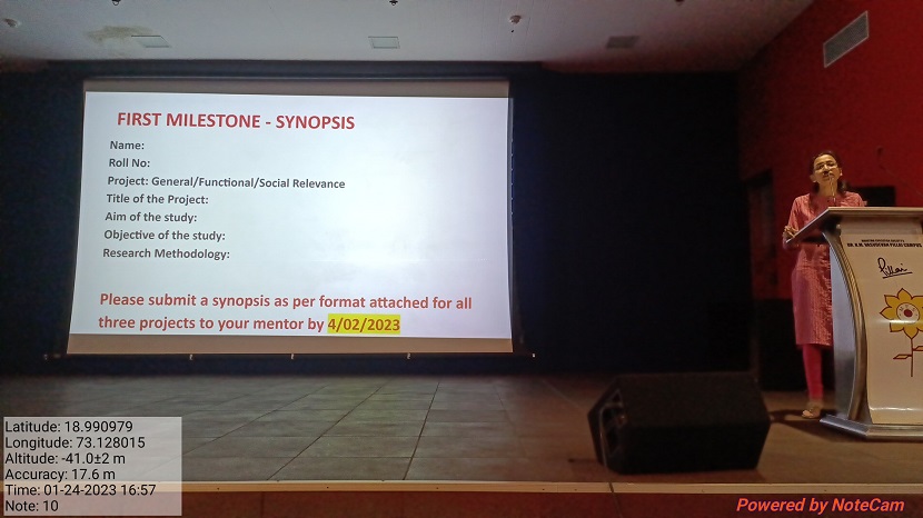 Semester 4 Research Projects Workshop 1