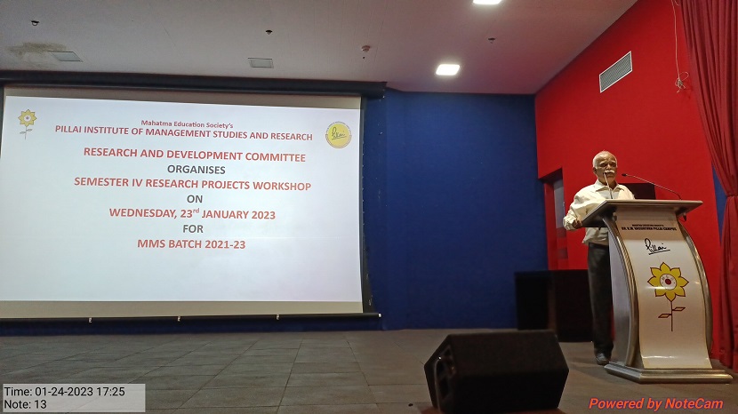 Semester 4 Research Projects Workshop 8