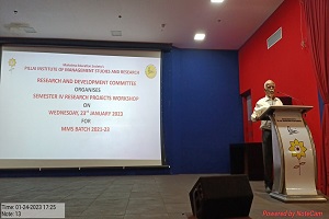 Semester 4 Research Projects Workshop