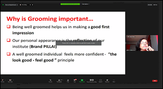 Session on Soft Skill Training 2020 21 1