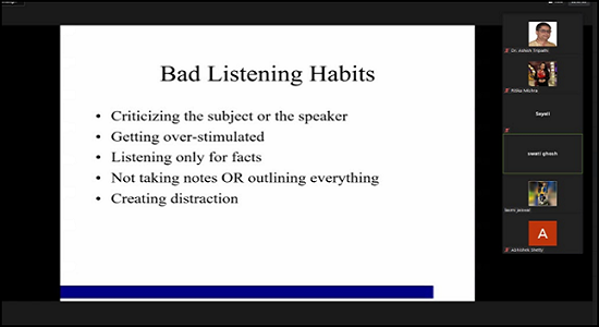 Session on Soft Skill Training 2020 21 2