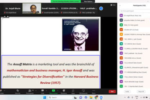 SIP workshop on company analysis frameworks BCG ansoff analysis