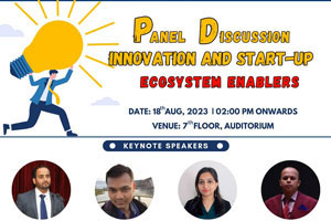 panel discussion on innovation and start up ecosystem enablers