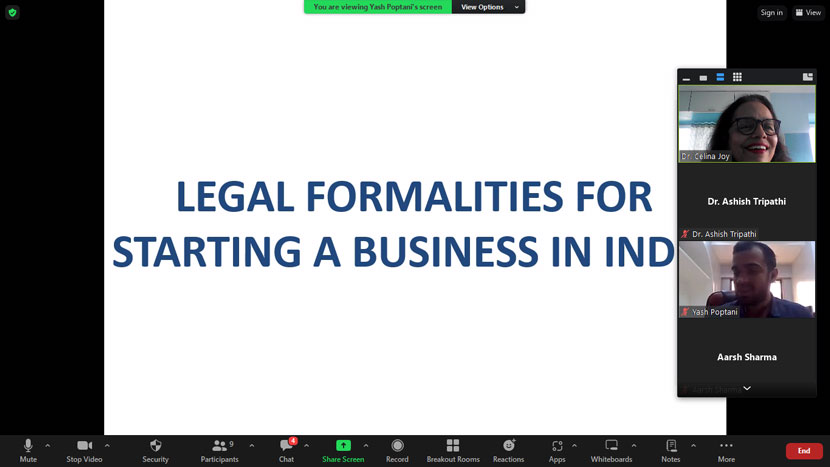 session on legal formalities for starting a business in india 2023 1