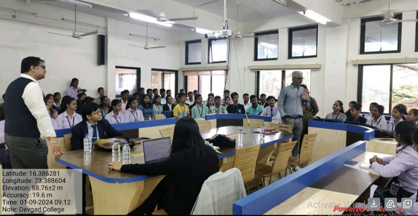 visit to ganpat parsekar college goa s h kelkar college devgad 2