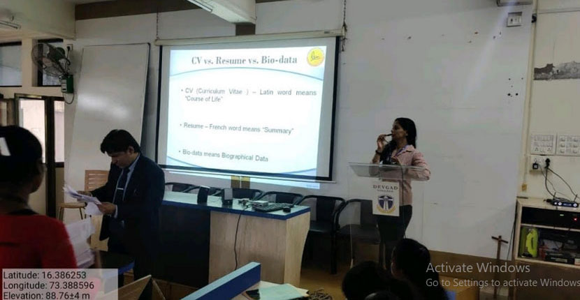 visit to ganpat parsekar college goa s h kelkar college devgad 3