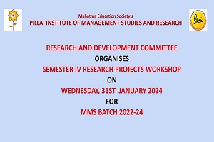 Workshop on Semester IV Research Projects 2024