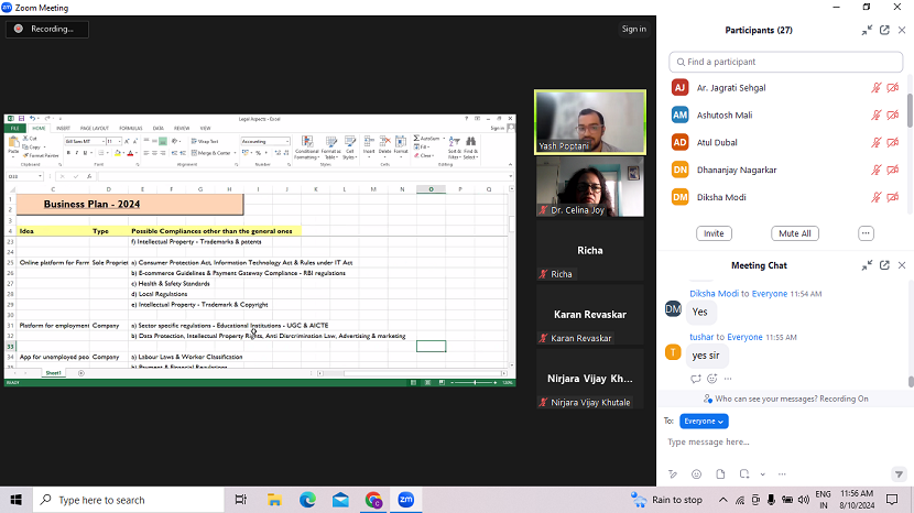 Session on Legal Formalities for Starting a Business in India 2024 2