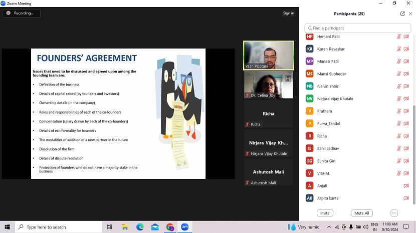 Session on Legal Formalities for Starting a Business in India 2024 7