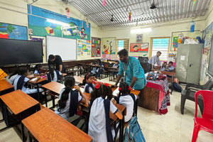 session on reading skills and vocabulary