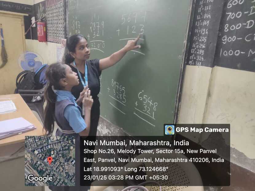 session on improving english reading skills and basic mathematics 3